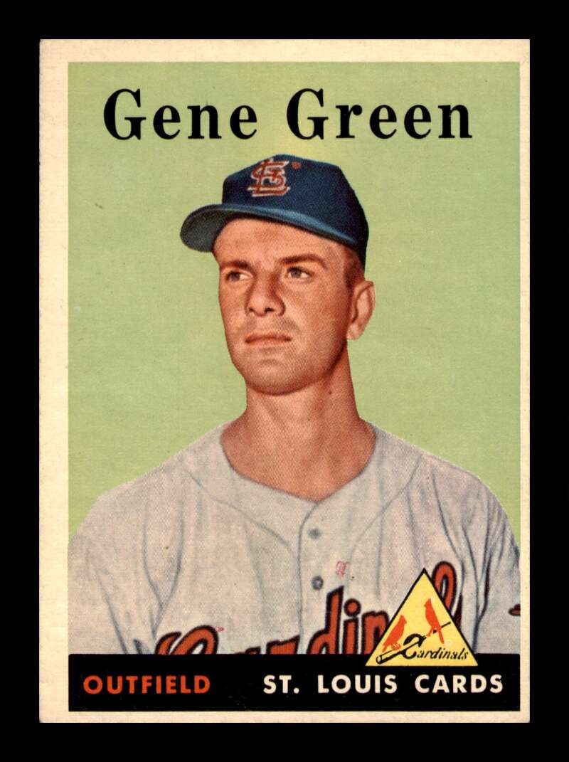 Load image into Gallery viewer, 1958 Topps Gene Green #366 Rookie RC Set Break St. Louis Cardinals Image 1
