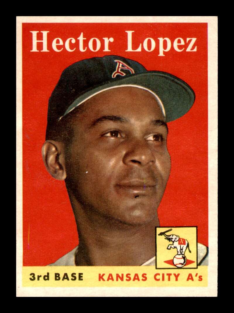 Load image into Gallery viewer, 1958 Topps Hector Lopez #155 Set Break Kansas City Athletics Image 1
