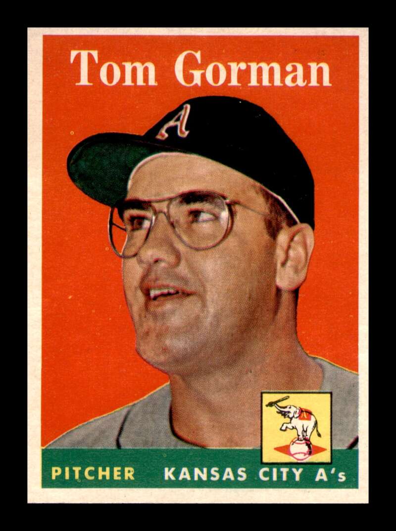 Load image into Gallery viewer, 1958 Topps Tom Gorman #235 Set Break Kansas City Athletics Image 1
