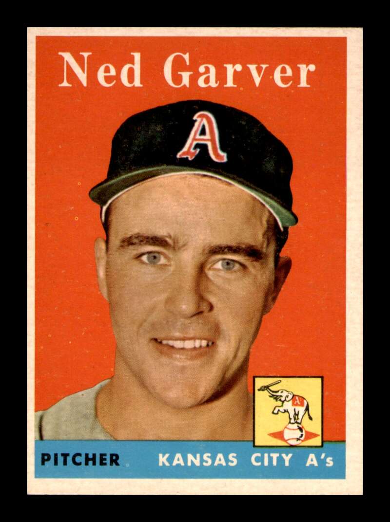 Load image into Gallery viewer, 1958 Topps Ned Garver #292 Set Break Kansas City Athletics Image 1
