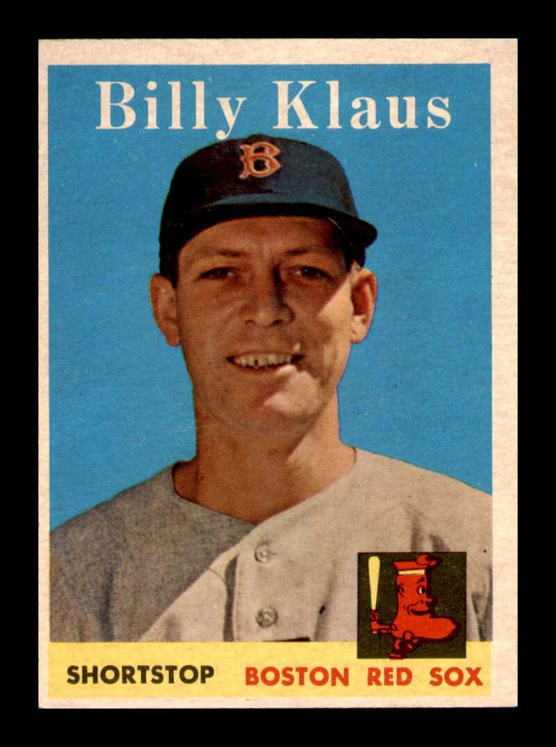 Load image into Gallery viewer, 1958 Topps Billy Klaus #89 Set Break Boston Red Sox Image 1
