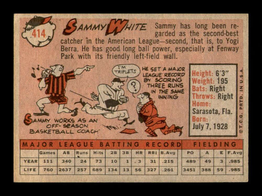 1958 Topps Sammy White