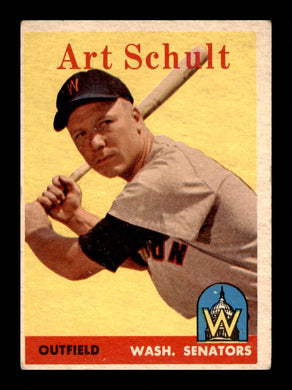 1958 Topps Art Schult 