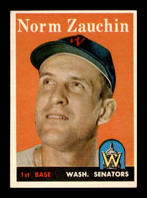 1958 Topps Norm Zauchin 