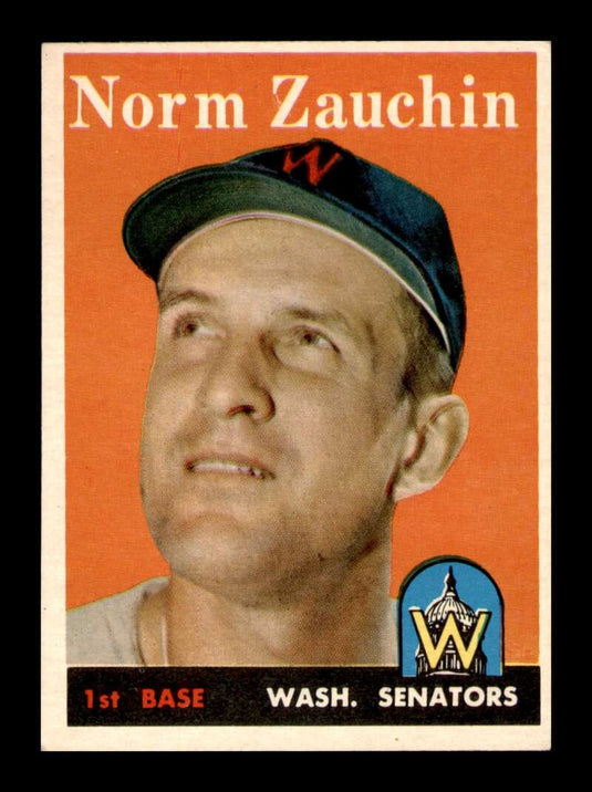 1958 Topps Norm Zauchin