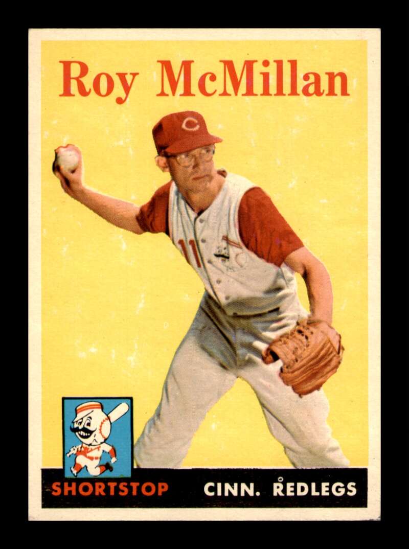 Load image into Gallery viewer, 1958 Topps Roy McMillan #360 Set Break Cincinnati Reds Image 1
