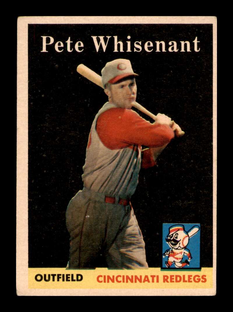 Load image into Gallery viewer, 1958 Topps Pete Whisenant #466 Set Break Cincinnati Reds Image 1
