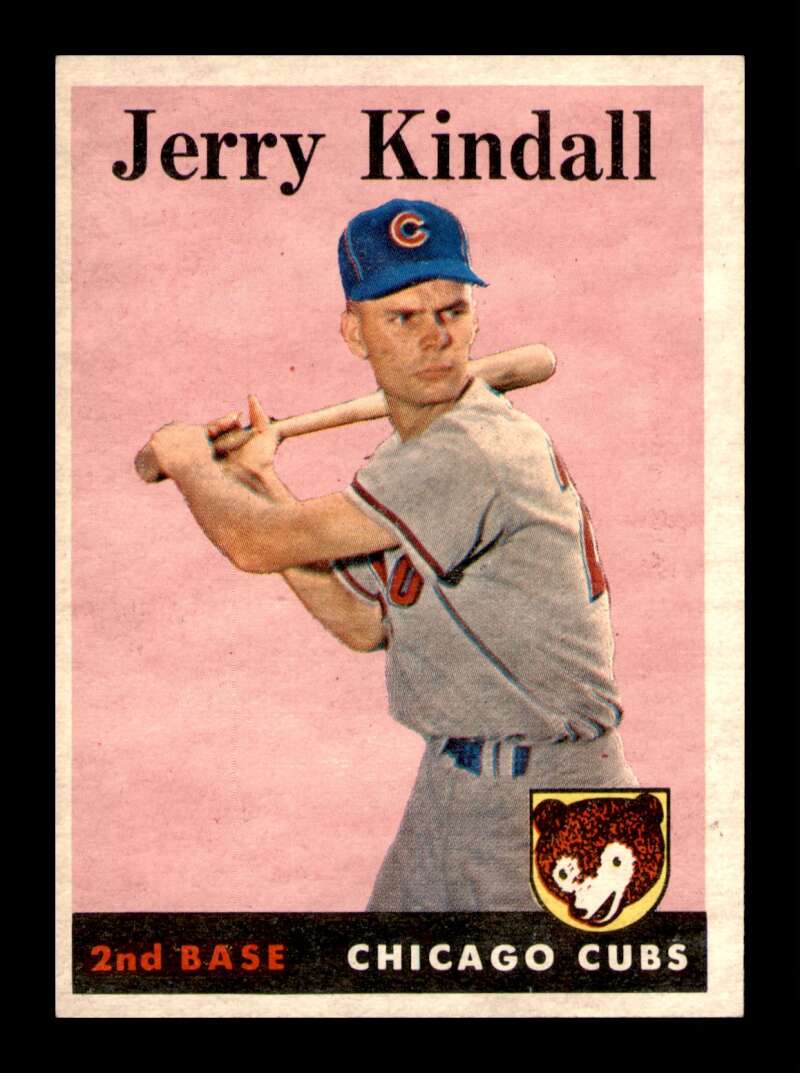 Load image into Gallery viewer, 1958 Topps Jerry Kindall #221 Rookie RC Set Break Chicago Cubs Image 1
