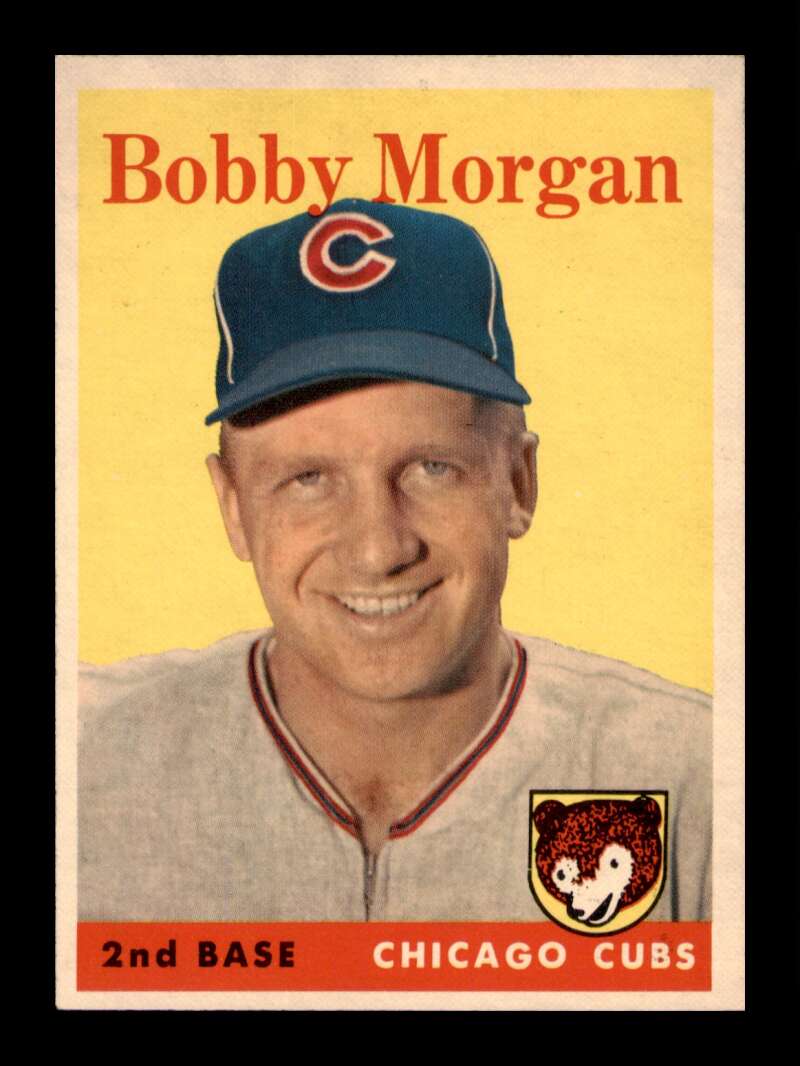 Load image into Gallery viewer, 1958 Topps Bobby Morgan #144 Set Break Chicago Cubs Image 1
