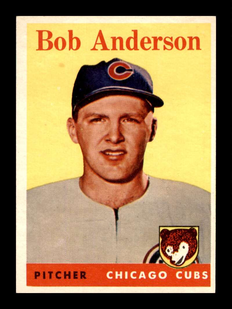 Load image into Gallery viewer, 1958 Topps Bob Anderson #209 Rookie RC Set Break Chicago Cubs Image 1
