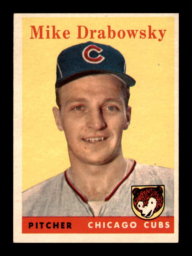 Load image into Gallery viewer, 1958 Topps Mike Drabowsky #135 Set Break Chicago Cubs Image 1
