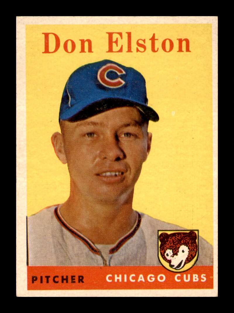 Load image into Gallery viewer, 1958 Topps Don Elston #363 Set Break Chicago Cubs Image 1
