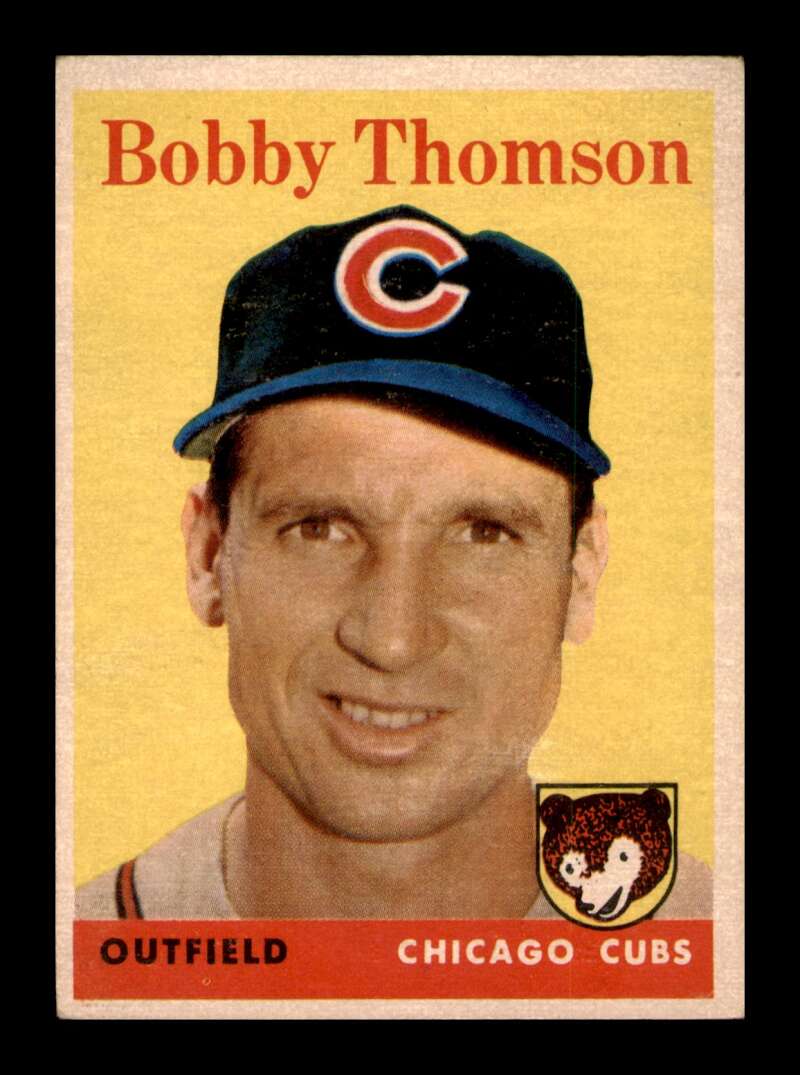 Load image into Gallery viewer, 1958 Topps Bobby Thomson #430 Chicago Cubs Image 1
