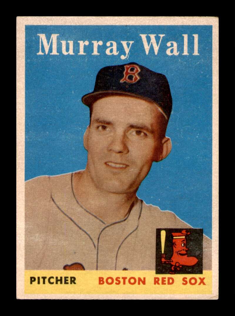 Load image into Gallery viewer, 1958 Topps Murray Wall #410 Set Break Boston Red Sox Image 1
