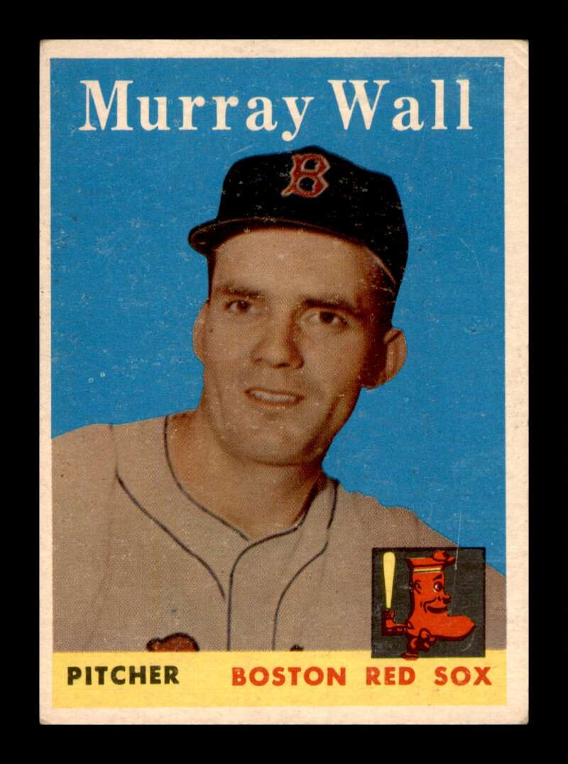 Load image into Gallery viewer, 1958 Topps Murray Wall #410 Set Break Boston Red Sox Image 1
