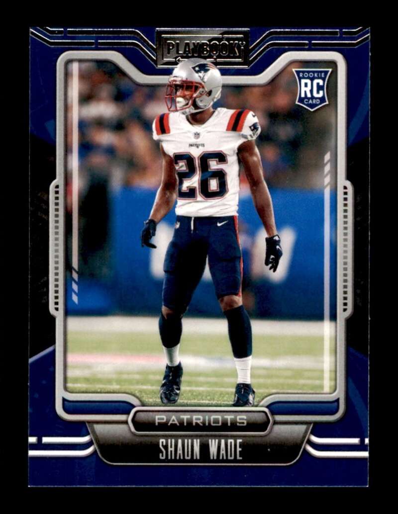 Load image into Gallery viewer, 2021 Panini Playbook Shaun Wade #184 Rookie RC New England Patriots Image 1
