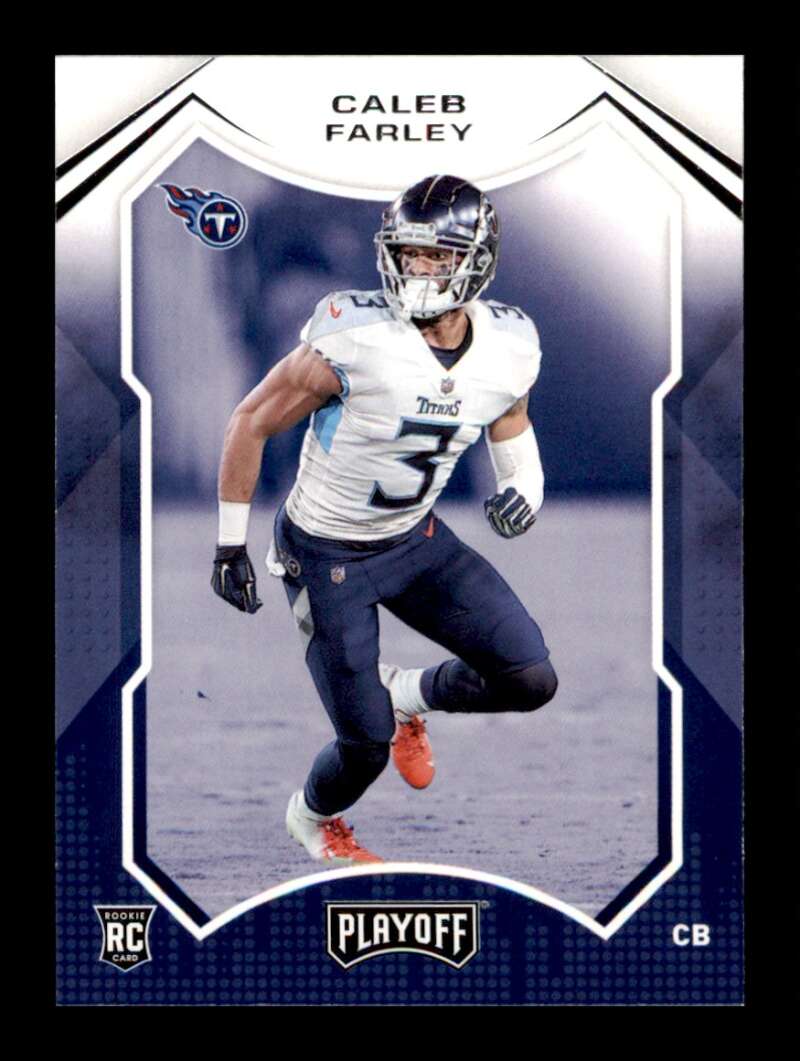 Load image into Gallery viewer, 2021 Panini Playoff Caleb Farley #249 Rookie RC Tennessee Titans Image 1
