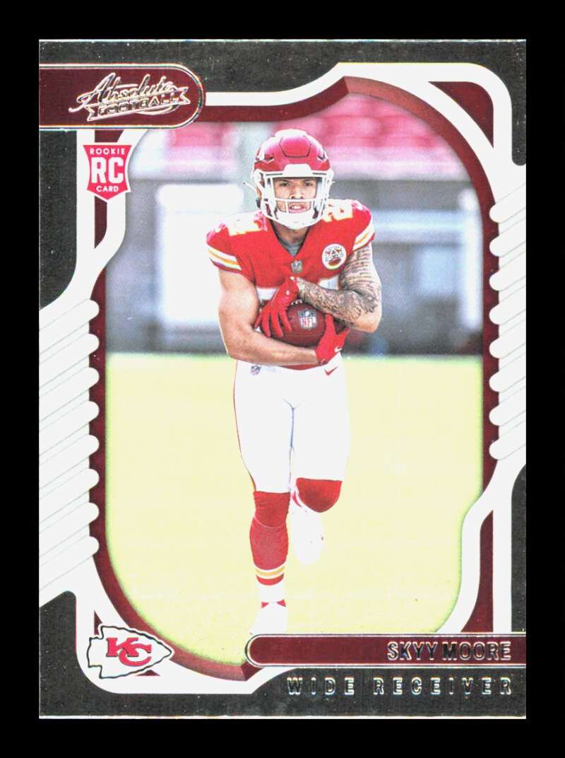 Load image into Gallery viewer, 2022 Panini Absolute Skyy Moore #124 Rookie RC Kansas City Chiefs Image 1
