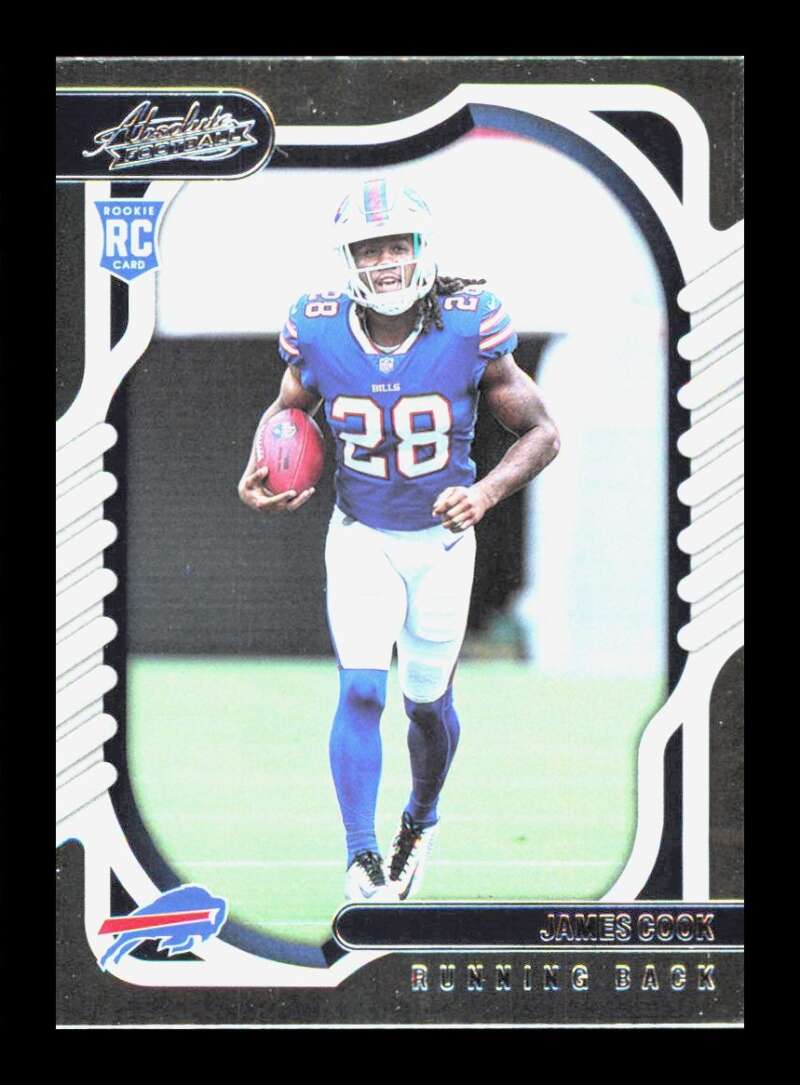 Load image into Gallery viewer, 2022 Panini Absolute James Cook #115 Rookie RC Buffalo Bills Image 1
