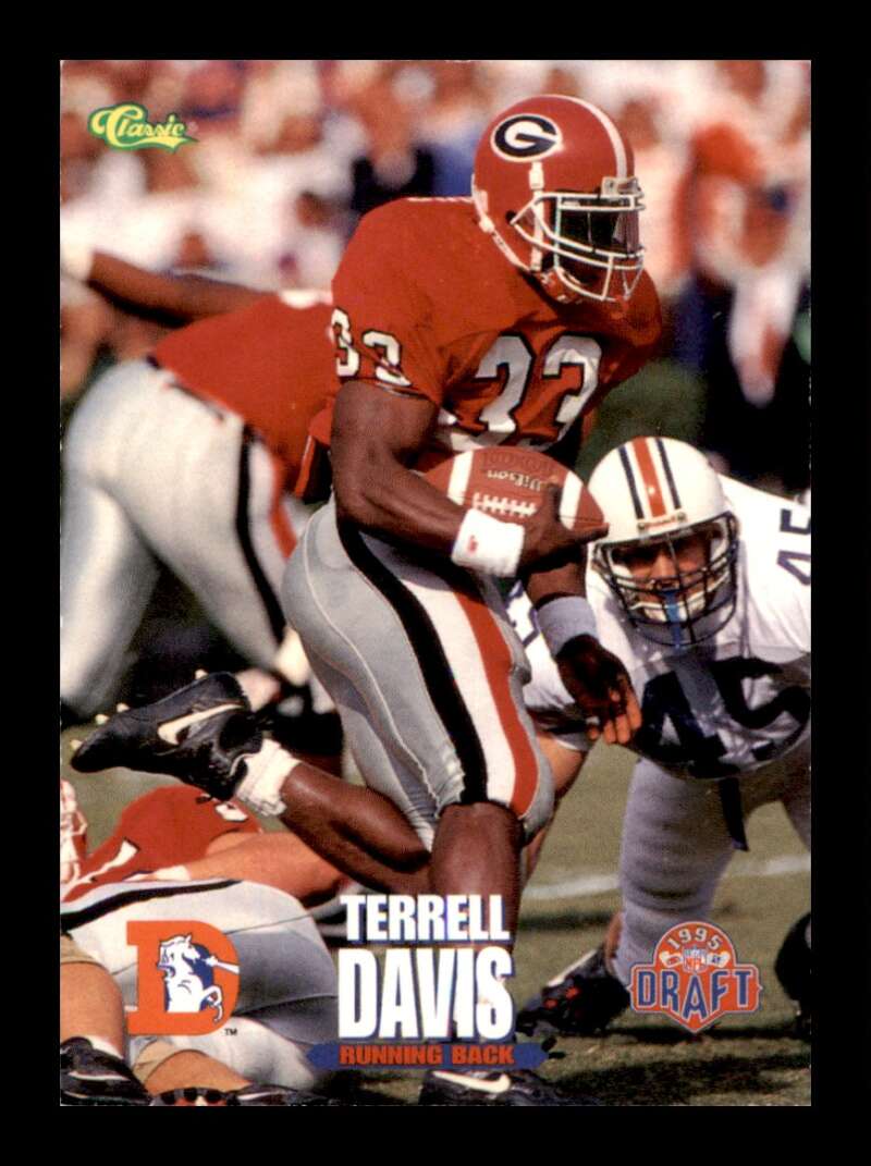 Load image into Gallery viewer, 1995 Classic NFL Rookies Terrell Davis #54 Rookie RC Denver Broncos Image 1
