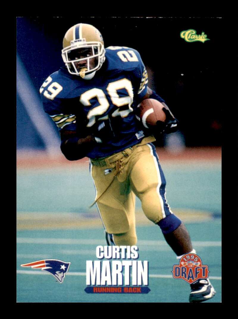 Load image into Gallery viewer, 1995 Classic NFL Rookies Curtis Martin #84 Rookie RC New England Patriots Image 1
