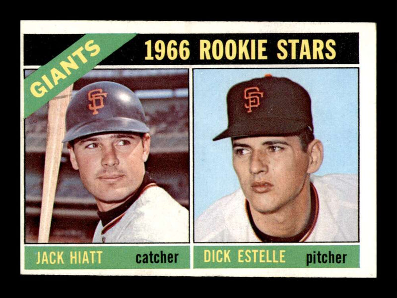 Load image into Gallery viewer, 1966 Topps Jack Hiatt Dick Estelle #373 Rookie RC Set Break San Francisco Giants Image 1
