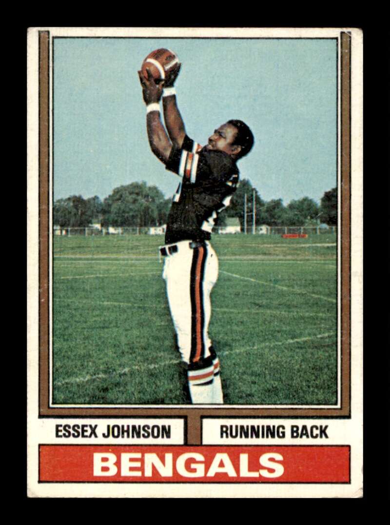 Load image into Gallery viewer, 1974 Topps Essex Johnson #35 Cincinnati Bengals Image 1
