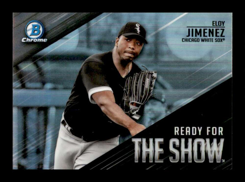 Load image into Gallery viewer, 2019 Bowman Chrome Ready for the Show Eloy Jimenez #RFTS-20 Rookie RC White Sox Image 1
