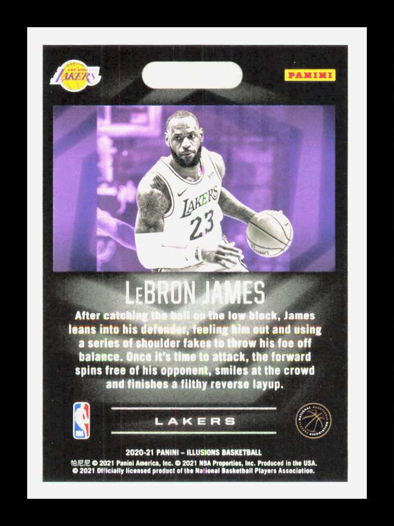 Load image into Gallery viewer, 2020-21 Panini Illusions LeBron James #101 Los Angeles Lakers Image 2
