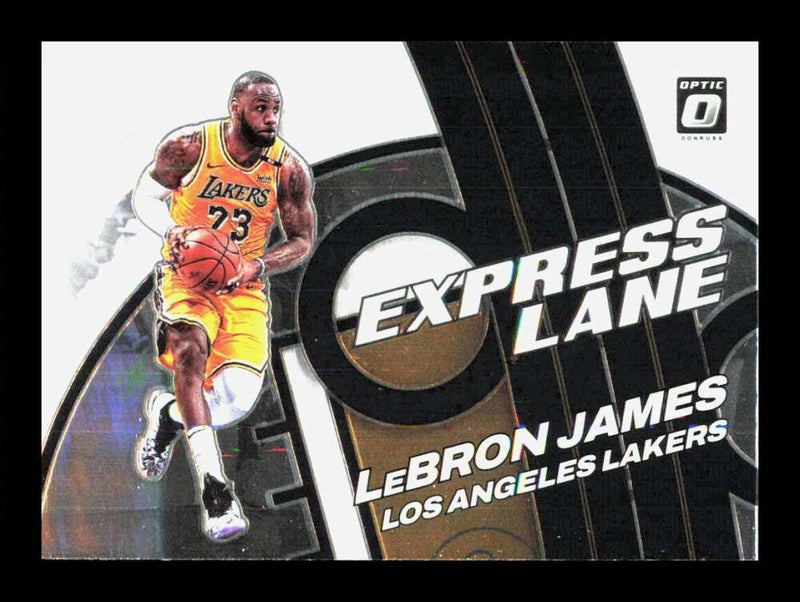 Load image into Gallery viewer, 2021-22 Donruss Optic Express Lane LeBron James #6 Los Angeles Lakers Image 1
