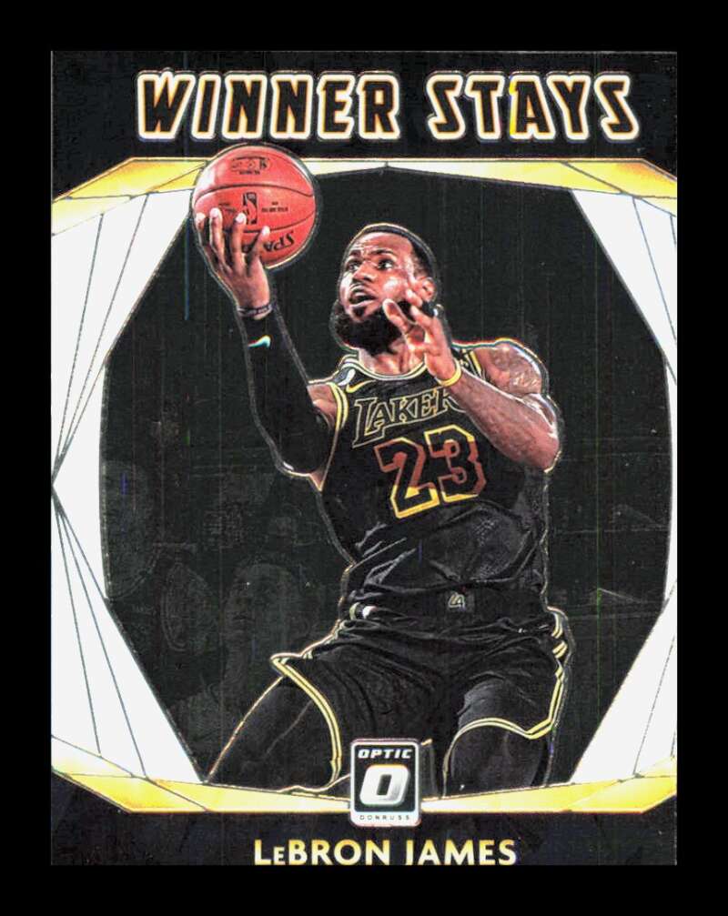 Load image into Gallery viewer, 2020-21 Donruss Optic Winner Stays LeBron James #20 Los Angeles Lakers Image 1
