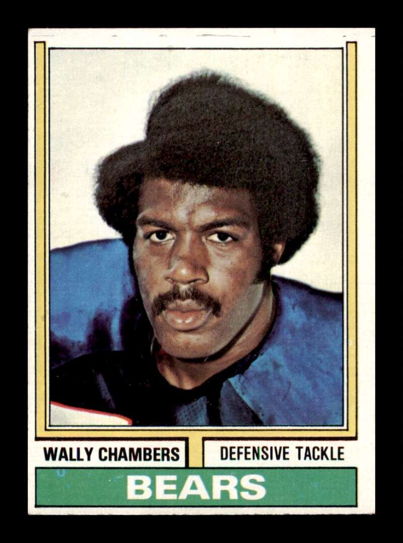 Load image into Gallery viewer, 1974 Topps Wally Chambers #474 Rookie RC Chicago Bears Image 1
