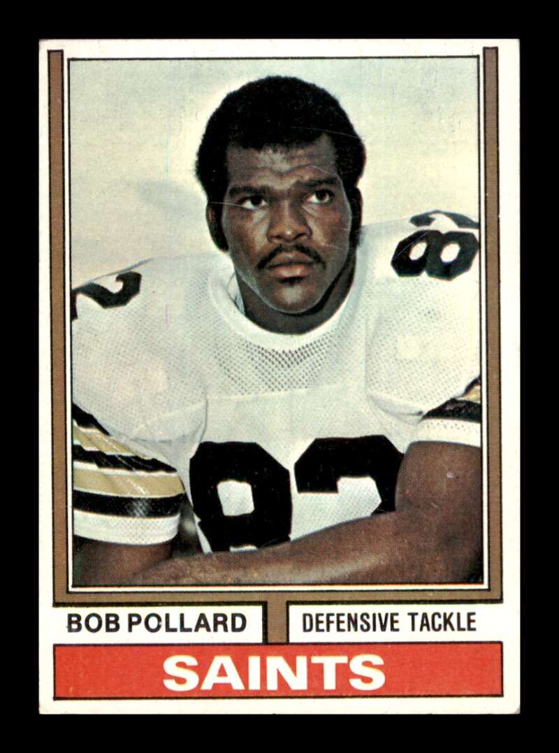 Load image into Gallery viewer, 1974 Topps Bob Pollard #442 Rookie RC New Orleans Saints Image 1
