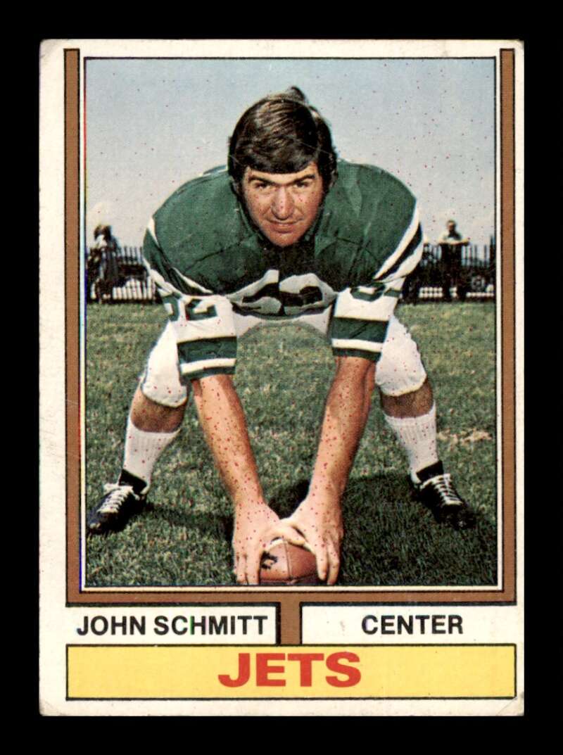 Load image into Gallery viewer, 1974 Topps John Schmitt #363 New York Jets Image 1
