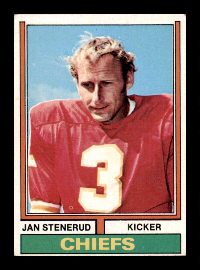 Load image into Gallery viewer, 1974 Topps Jan Stenerud #355 Kansas City Chiefs Image 1
