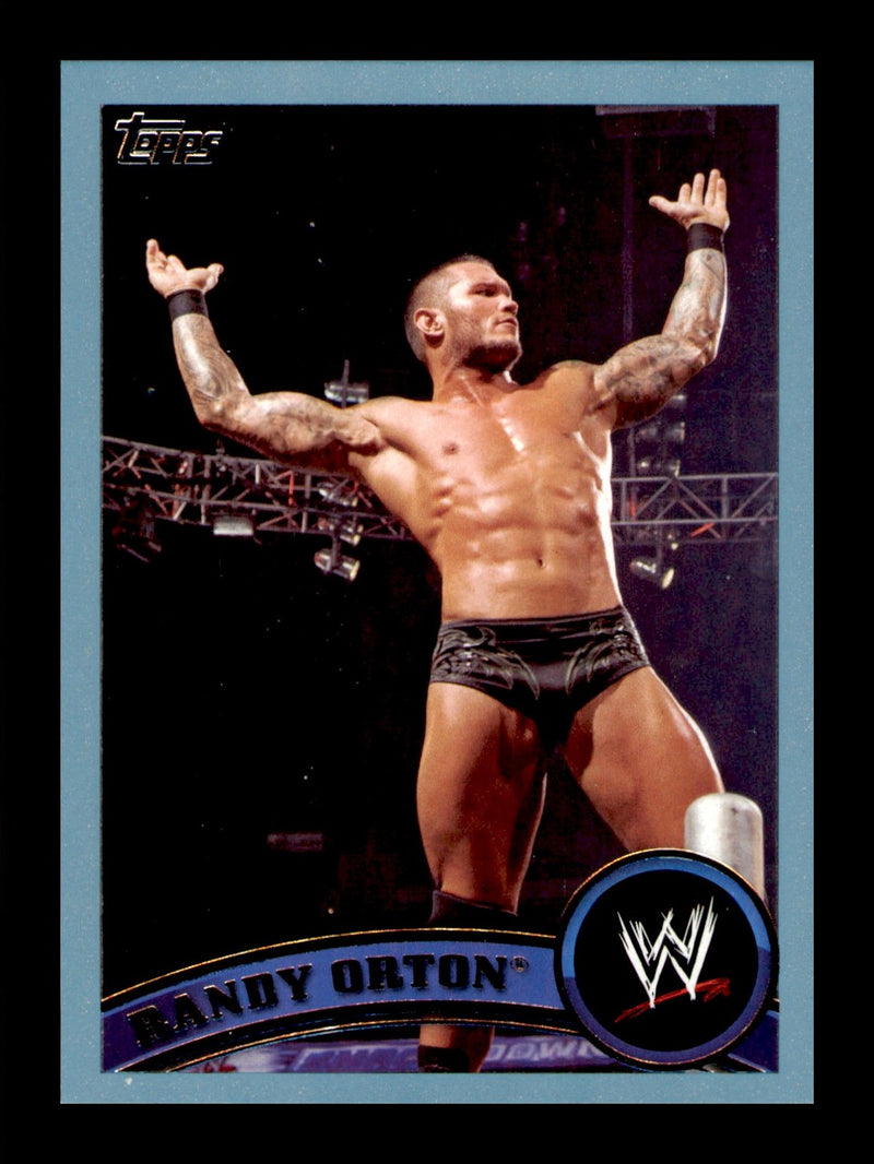 Load image into Gallery viewer, 2011 Topps WWE Blue Randy Orton #2 Short Print SP /2011 Image 1
