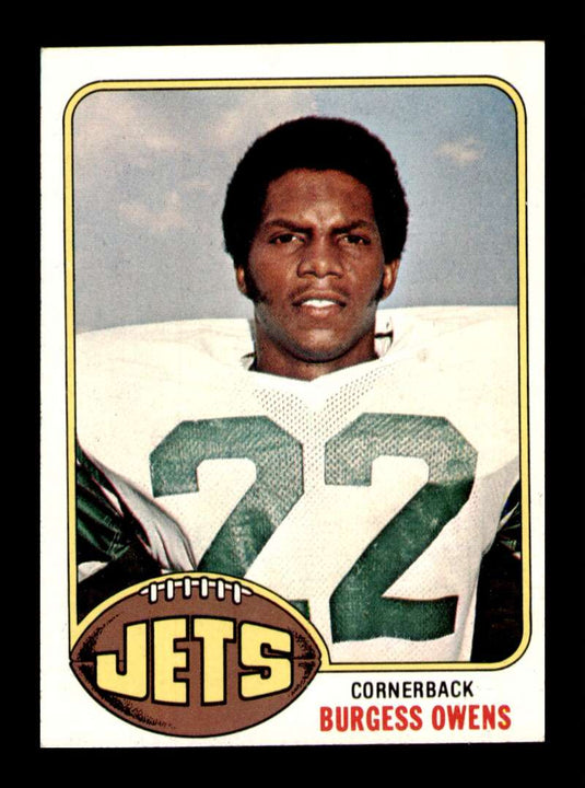 1976 Topps Burgess Owens 