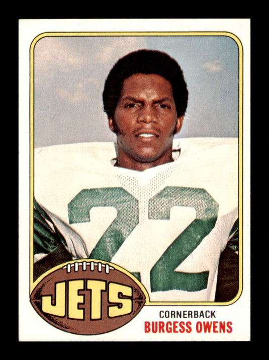 1976 Topps Burgess Owens 