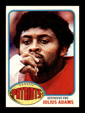 1976 Topps Julius Adams 