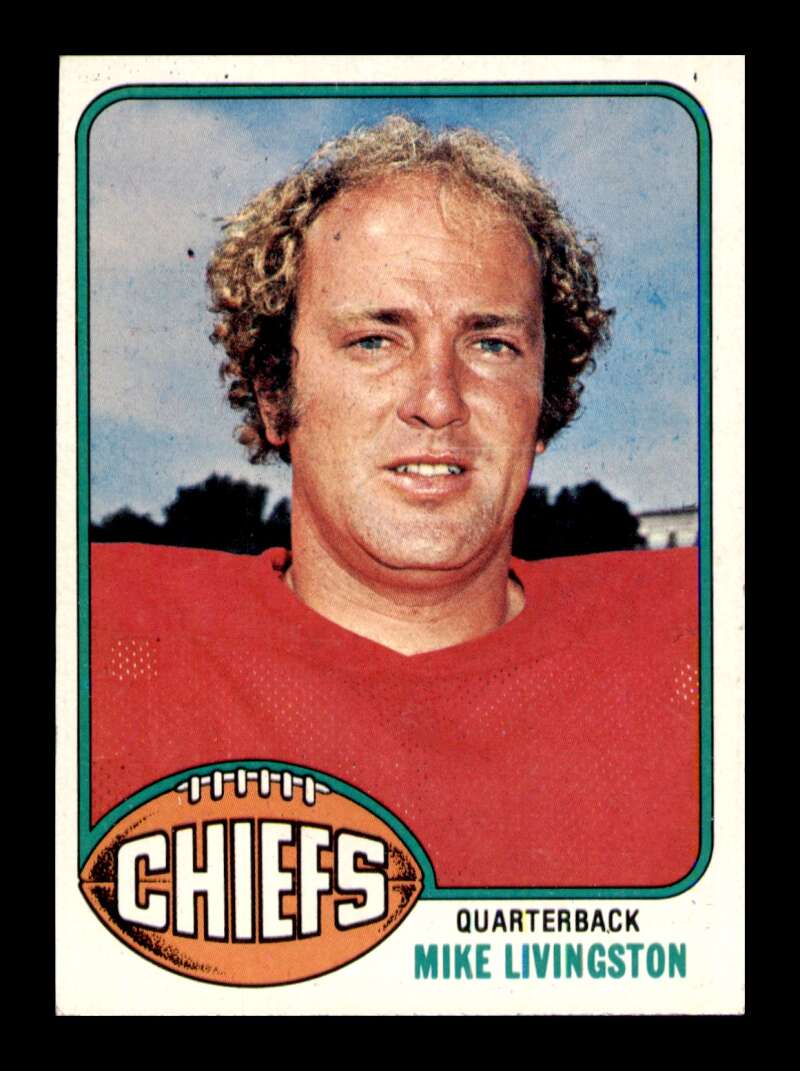 Load image into Gallery viewer, 1976 Topps Mike Livingston #436 Kansas City Chiefs Image 1
