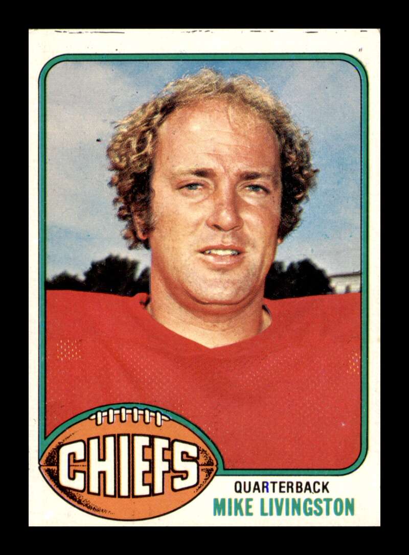 Load image into Gallery viewer, 1976 Topps Mike Livingston #436 Kansas City Chiefs Image 1
