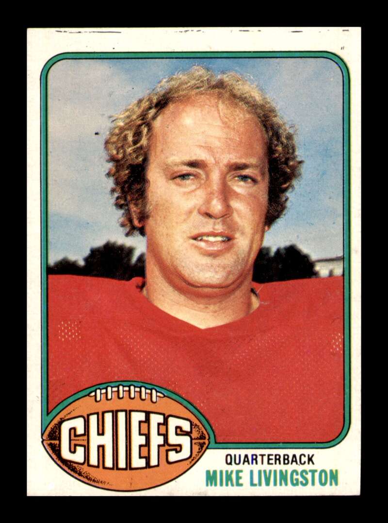 Load image into Gallery viewer, 1976 Topps Mike Livingston #436 Kansas City Chiefs Image 1
