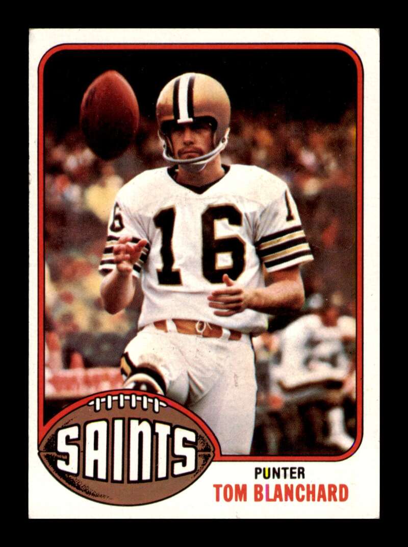 Load image into Gallery viewer, 1976 Topps Tom Blanchard #431 New Orleans Saints Image 1
