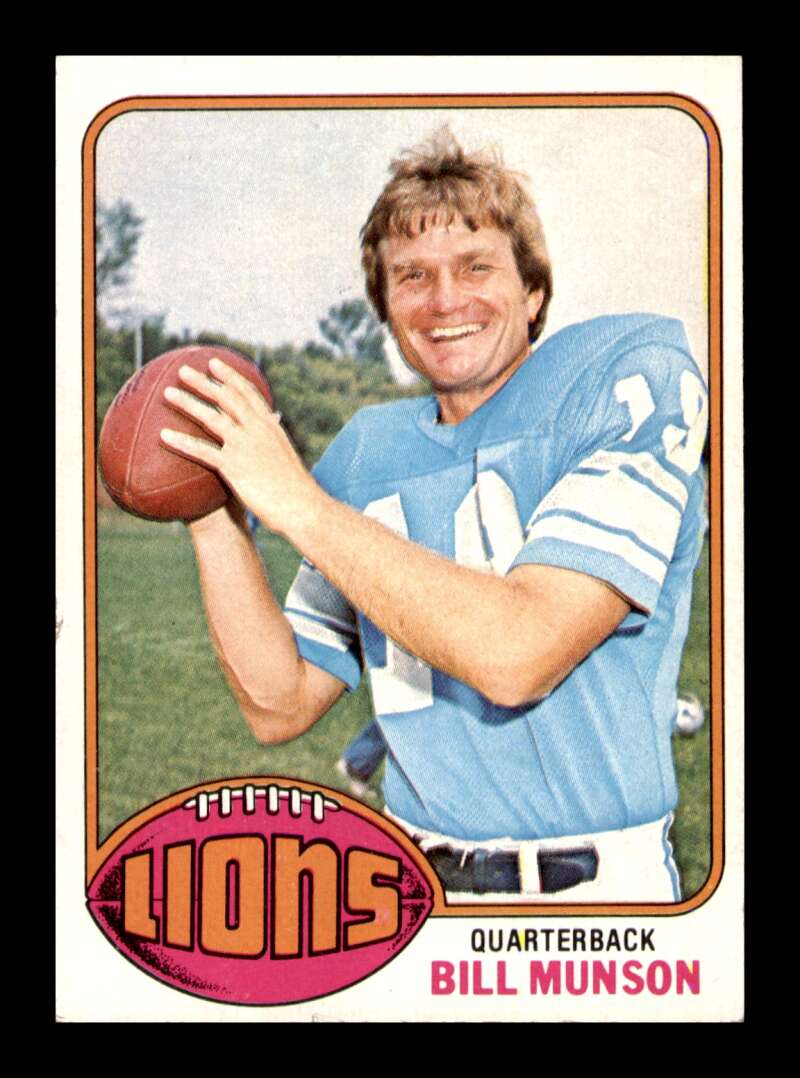 Load image into Gallery viewer, 1976 Topps Bill Munson #404 Detroit Lions Image 1
