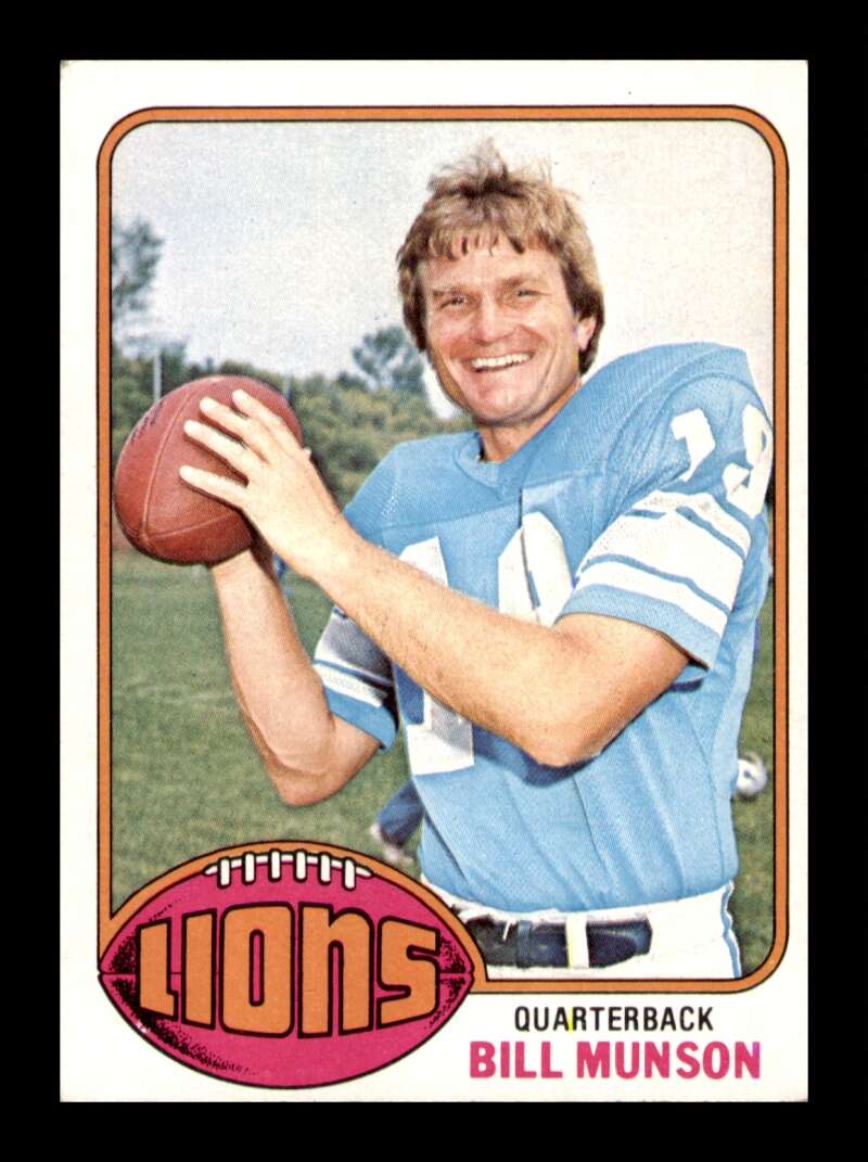 Load image into Gallery viewer, 1976 Topps Bill Munson #404 Detroit Lions Image 1
