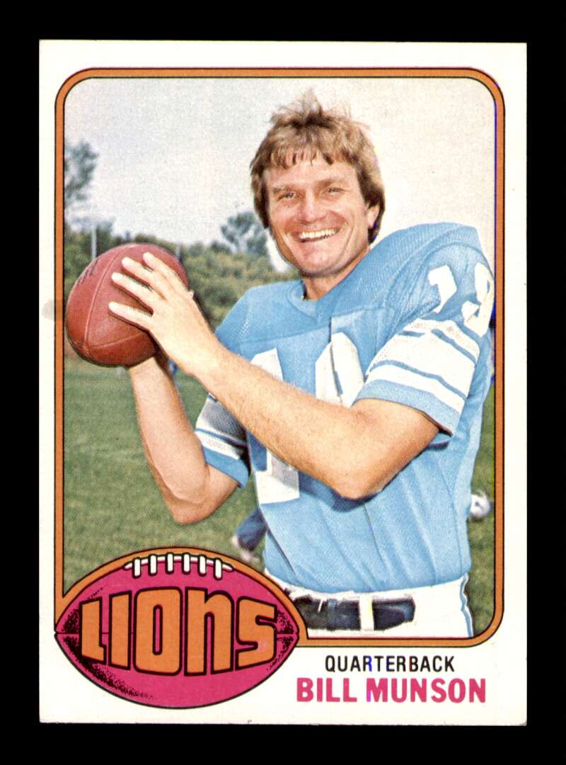 Load image into Gallery viewer, 1976 Topps Bill Munson #404 Detroit Lions Image 1
