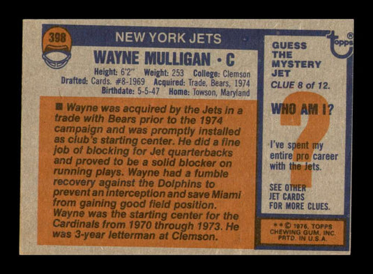 1976 Topps Wayne Mulligan 