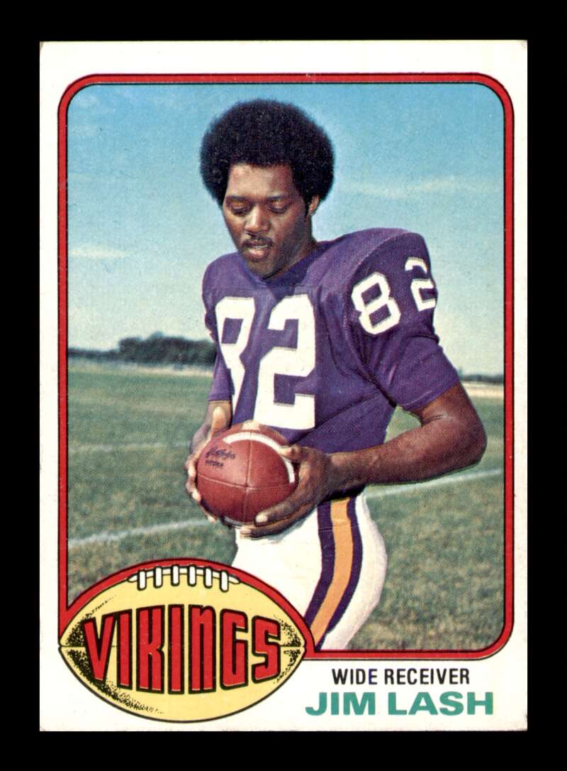 Load image into Gallery viewer, 1976 Topps Jim Lash #271 Rookie RC Minnesota Vikings Image 1
