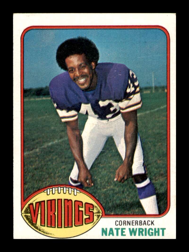 Load image into Gallery viewer, 1976 Topps Nate Wright #521 Minnesota Vikings Image 1
