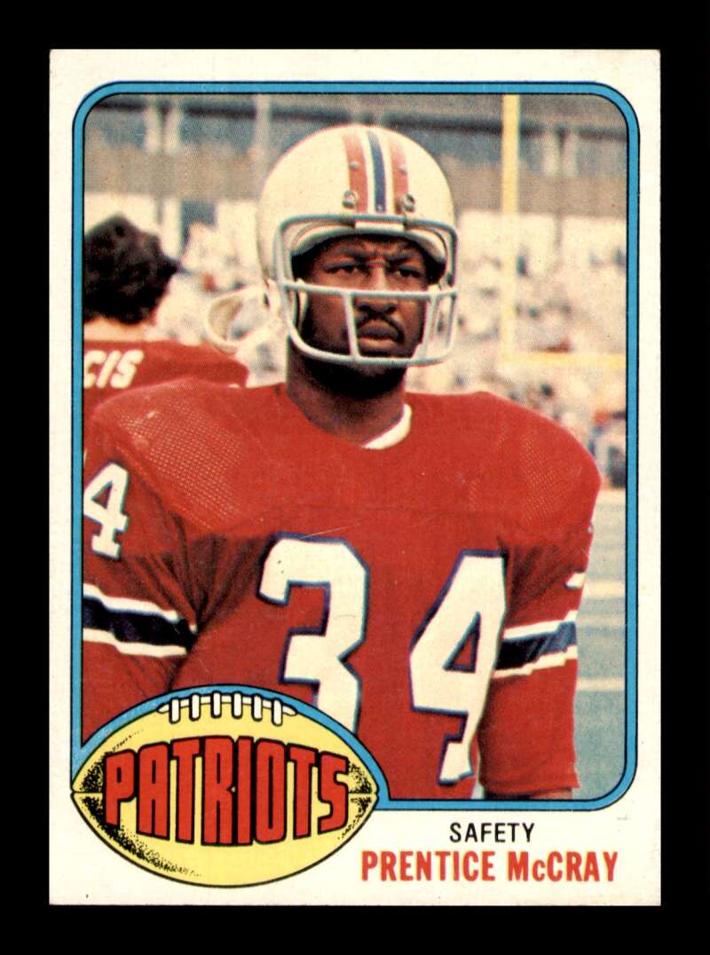 Load image into Gallery viewer, 1976 Topps Prentice McCray #518 Rookie RC New England Patriots Image 1
